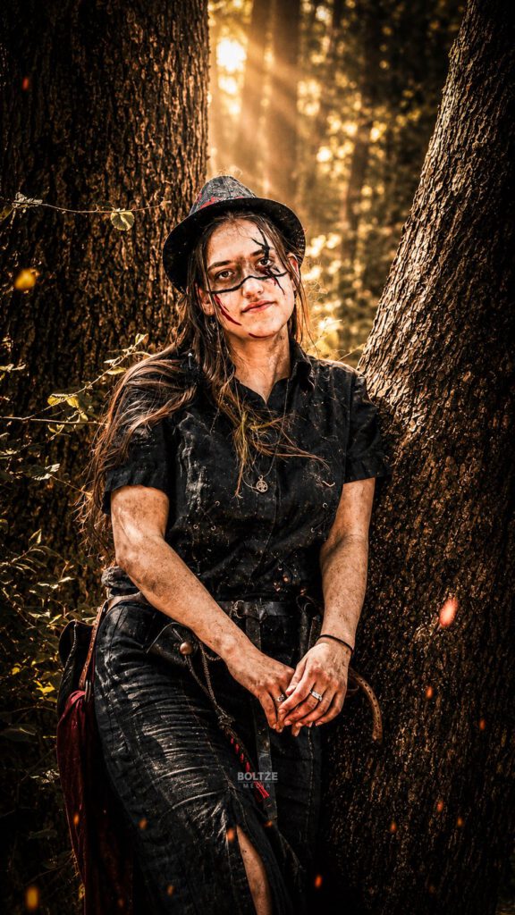 Kendra von Vulcano Dragons bei einer Feuershow